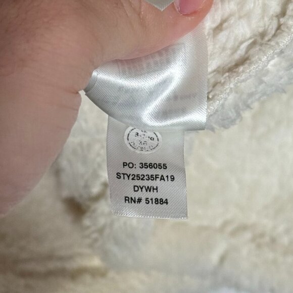 Patagonia Los Gatos Fleece Quarter Zip Pullover Sweater Sherpa Cream Size XS - Picture 8 of 10